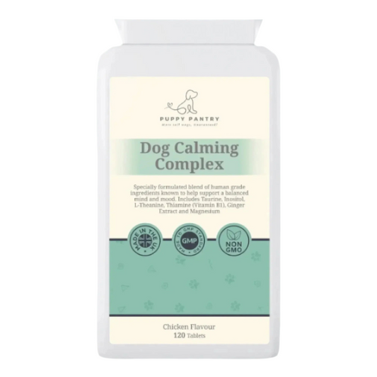Calming Treats for Dogs - Anxiety Relief for Stress, Separation Anxiety, Fireworks, Travel - Chicken Flavor - 120 Chews
