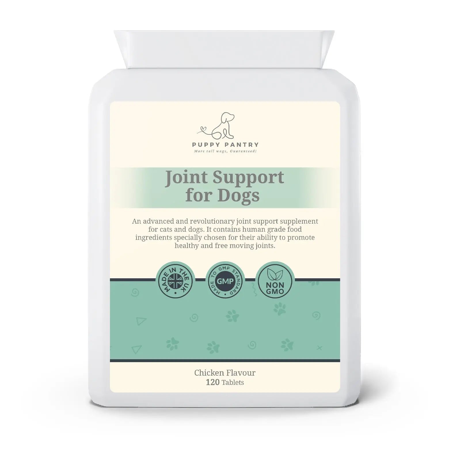 Dog Joint Support Tablets – Advanced Formula for Mobility & Comfort (120 Tablets) Puppy Pantry