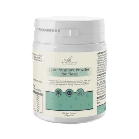 Joint Support Powder for Dogs - Glucosamine, Chondroitin, MSM Powder for Mobility & Comfort - All Ages - 150g Chicken Flavour