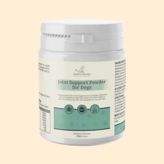 Joint Support Powder – Chicken (150g)
With glucosamine, chondroitin & MSM for mobility & comfort at all ages