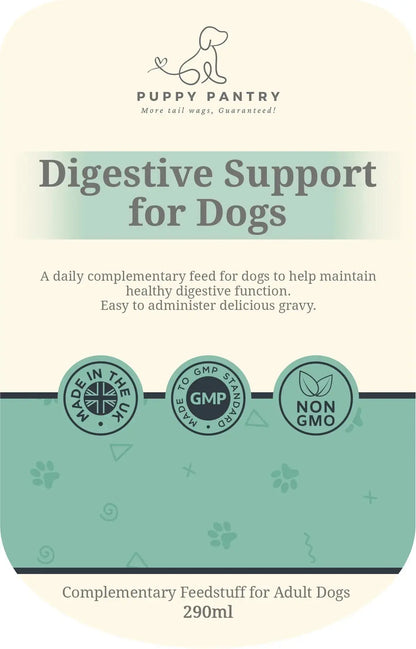 Easy-Pour Digestive Aid Gravy for Dogs ( 2 Month Supply) - Puppy Pantry